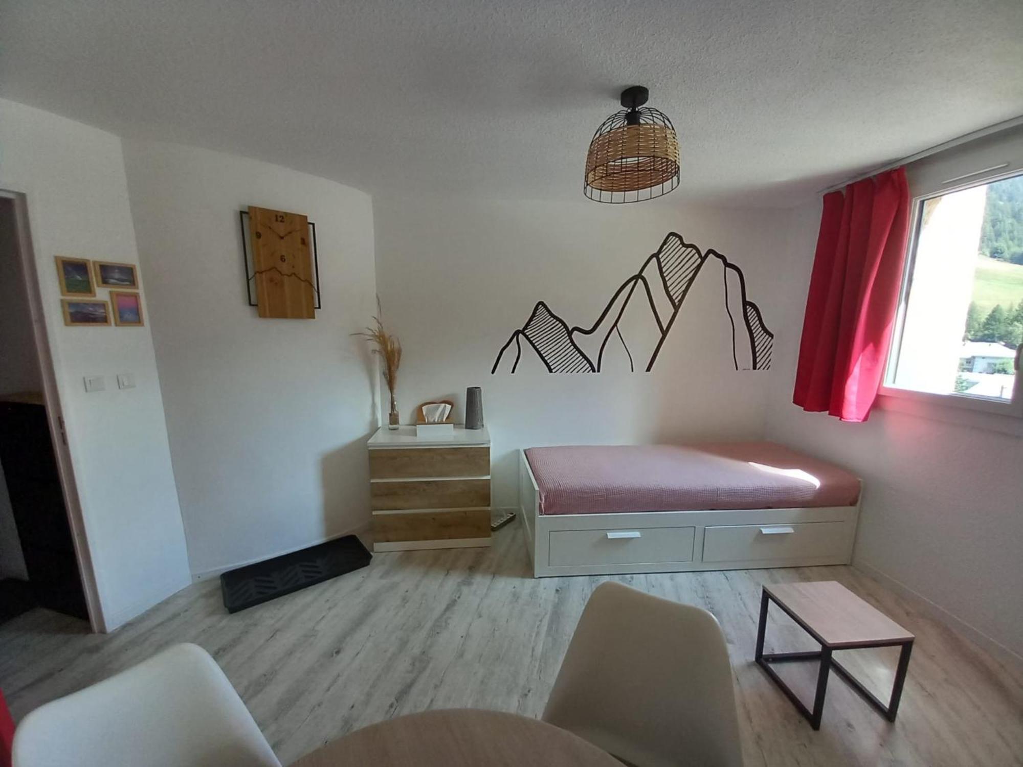 Le Studio Du Queyras Avec Vue Sur La Montagne Abriès Cameră foto
